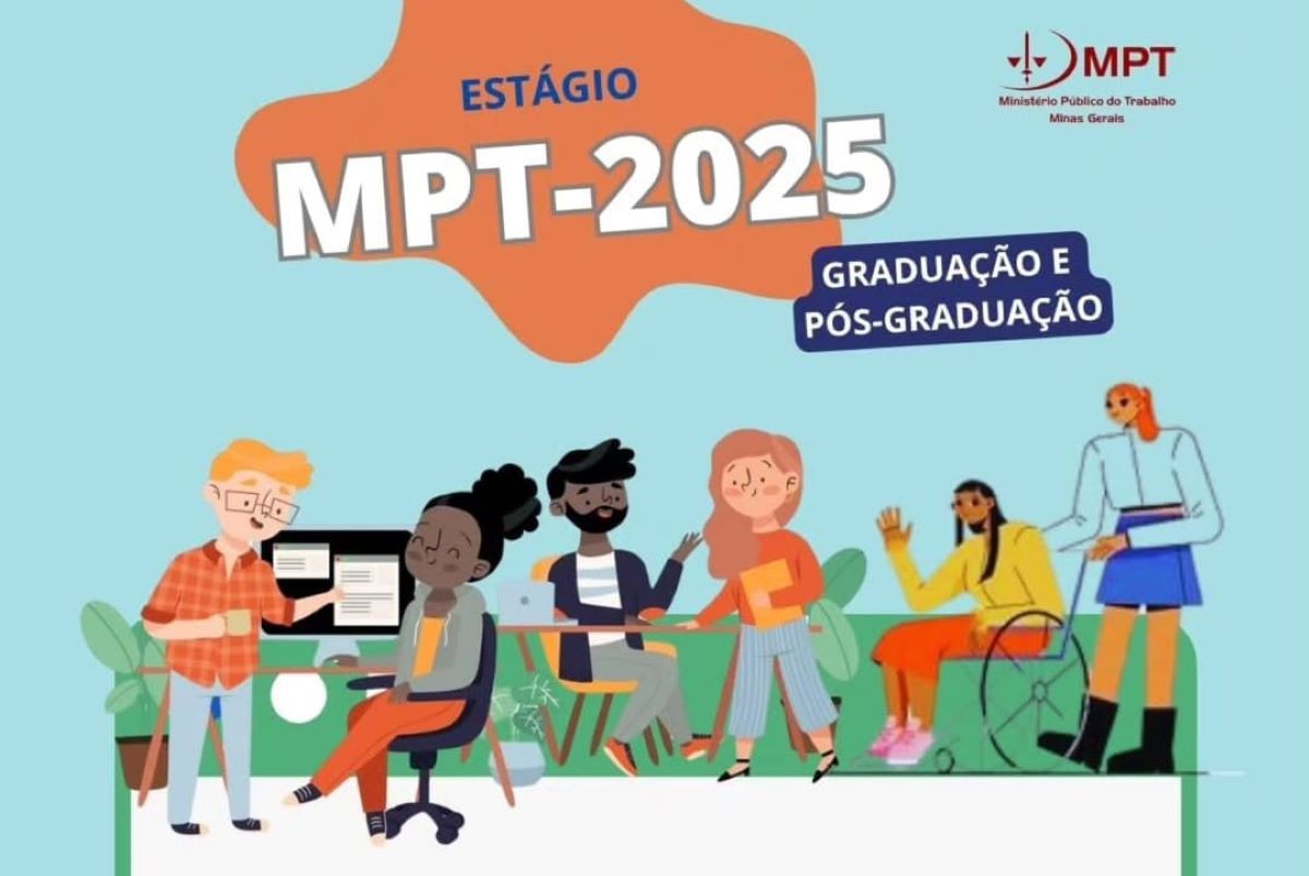 O Ministério Público do Trabalho em Minas Gerais (MPT-MG) publicou o edital do processo seletivo de contratação de estagiários