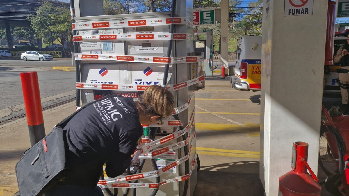 MPMG interdita bomba de combustível em posto de BH