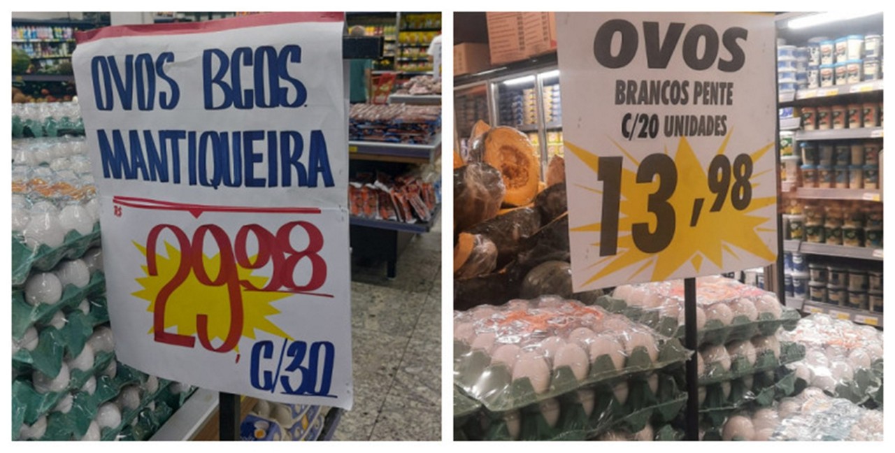 No levantamento de fevereiro, a unidade custava quase R$ 1; já no de março cada ovo sai por R$ 0,70