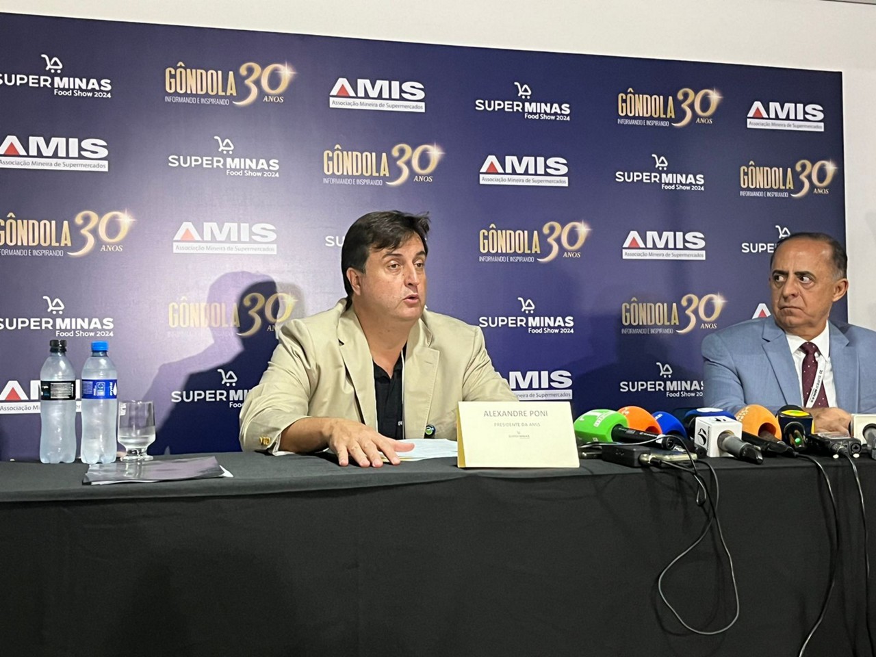 Alexandre Poni durante a abertura da 36ª Superminas 