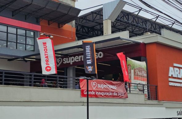 Novo Supernosso na Pampulha está em complexo de lojas que inclui Araujo e academia Pratique