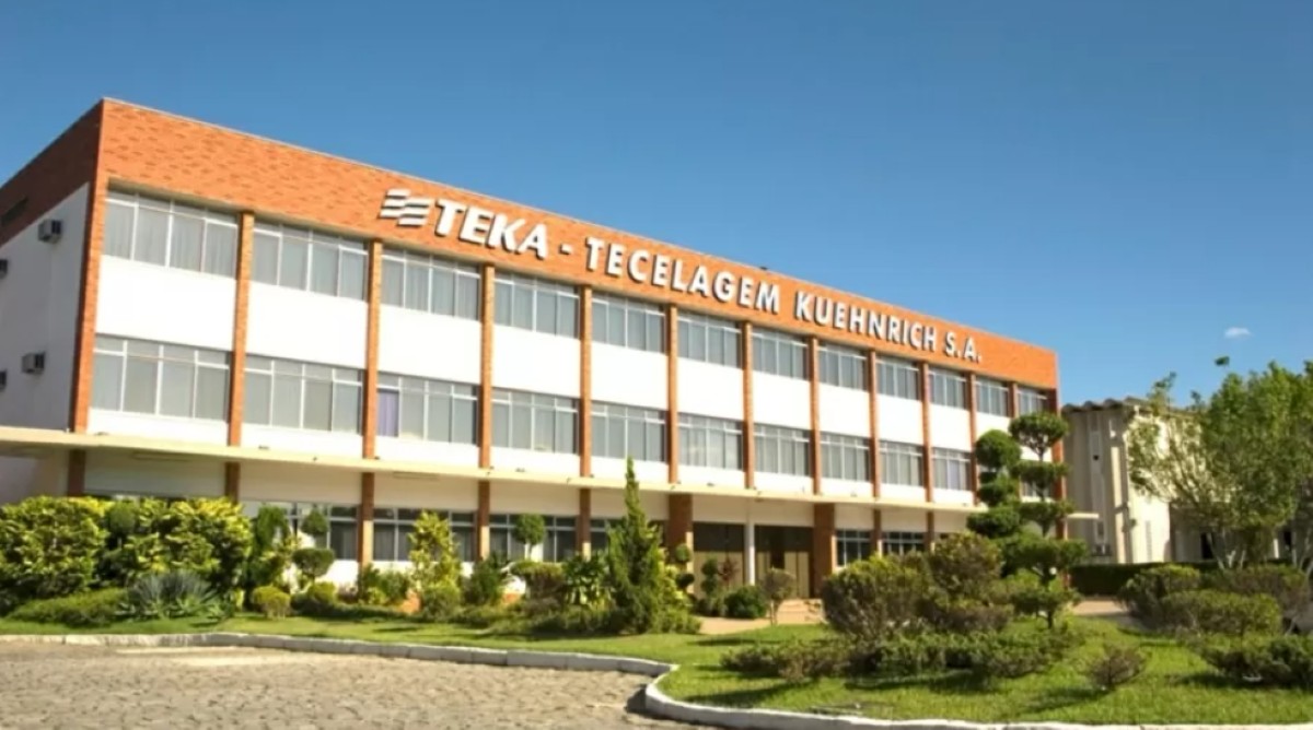 A Teka tem sede em Blumenau (SC)