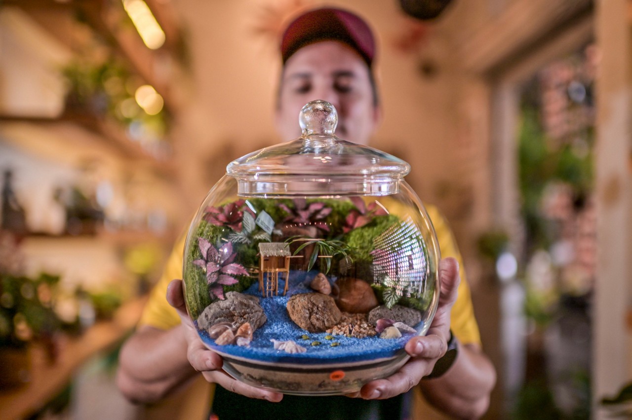 Foto de Fred Magno, da matéria " Terrários conquistam mercado em BH", é uma das finalistas