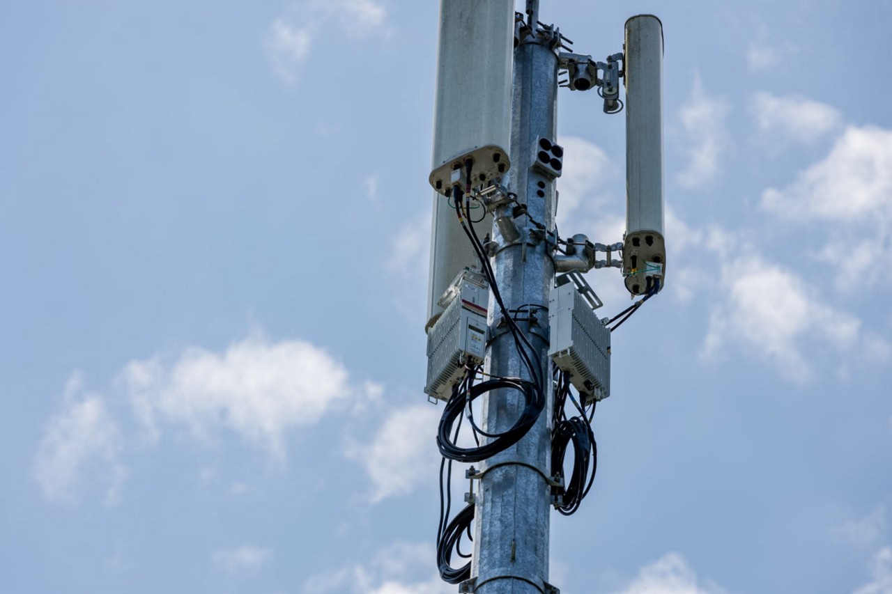 Antena de 5G da Tim