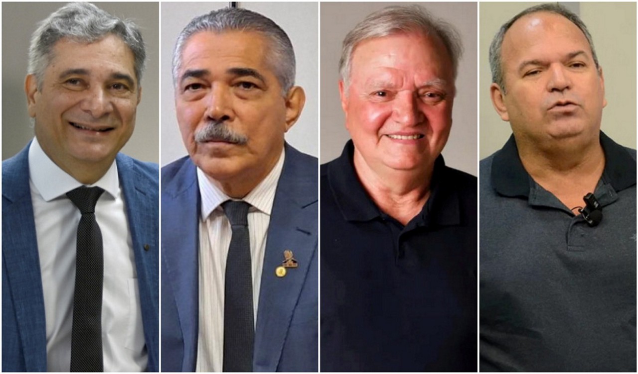 Coronel Sandro (PL), Léo Monteiro (PT), Renato do Samaritano (Republicanos) e Natal (Mobiliza) disputam a Prefeitura de Governador Valadares