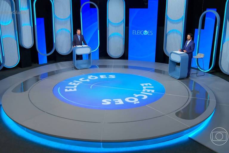 Debate entre os candidatos à Prefeitura de São Paulo, Ricardo Nunes (MDB) e Guilherme Boulos (PSOL)
