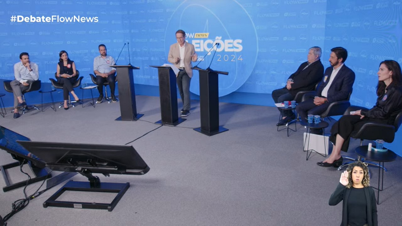 Debate do Flow foi marcado por expulsão de Pablo Marçal e agressão a assessor de Ricardo Nunes