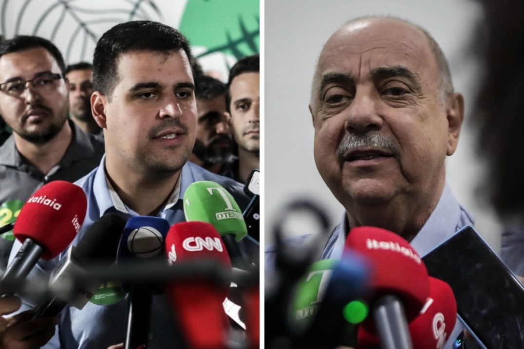 Candidatos à Prefeitura de Belo Horizonte, Bruno Engler (PL), e Fuad Noman (PSD)