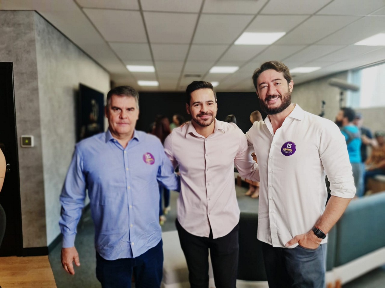 Gabriel Azevedo e Paulo Brant se reuniram com empresários no Barreiro 