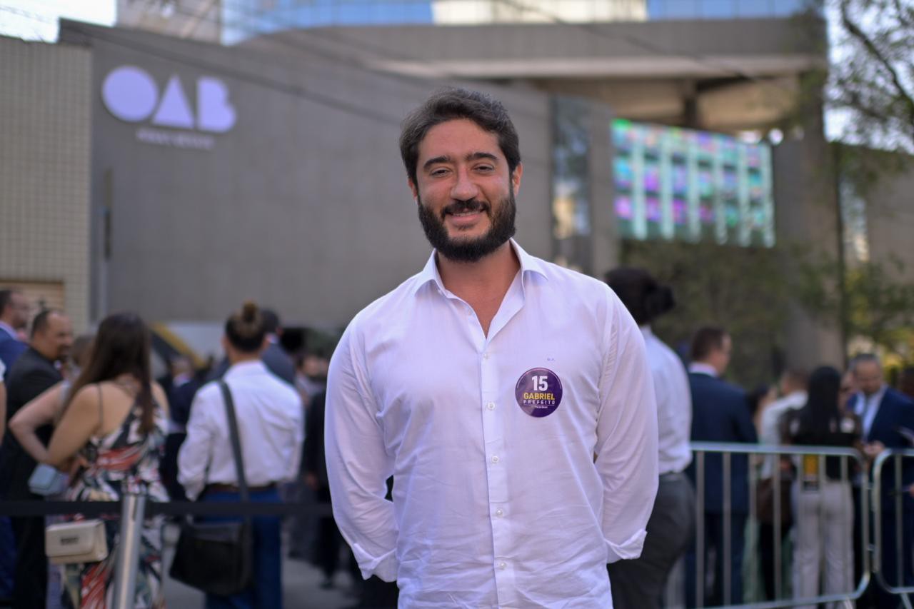 Candidato do MDB à Prefeitura de Belo Horizonte, Gabriel Azevedo
