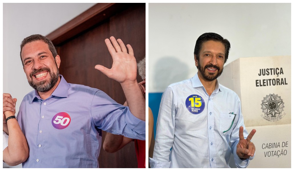 Guilherme Boulos e Ricardo Nunes disputarão o segundo turno em São Paulo