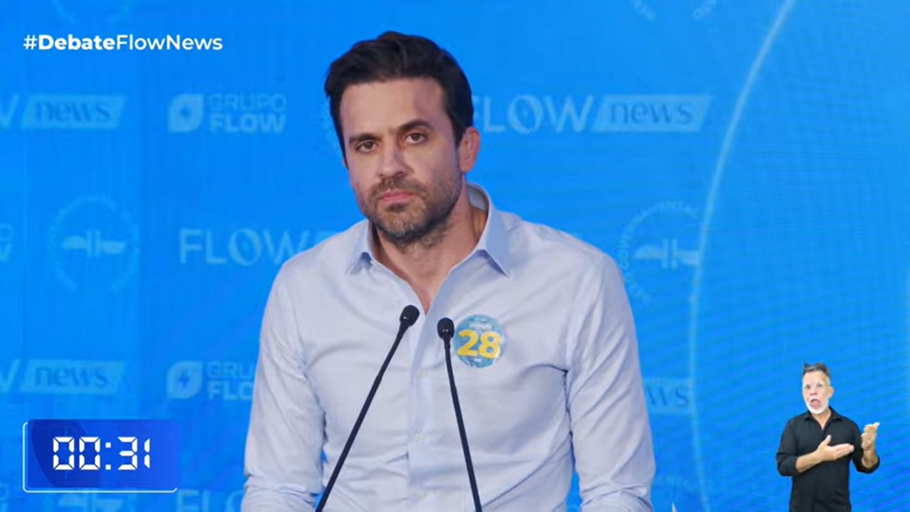 Pablo Marçal terminou expulso nos momentos finais do debate do Flow após extrapolar regras