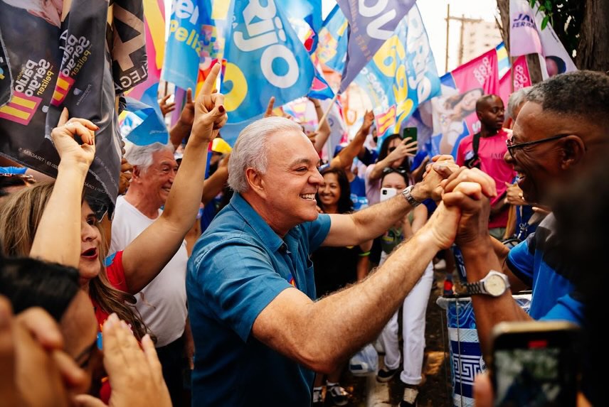 Paulo Sérgio em campanha para a Prefeitura de Uberlândia