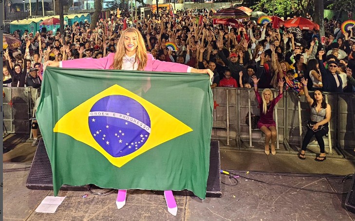 Léo Áquilla: a candidata, que era repórter e apresentadora em programas de TV, recentemente foi coordenadora de políticas LGBTQIA+ da prefeitura de São Paulo