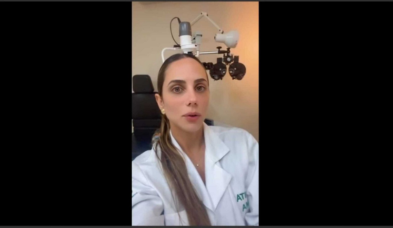 A médica Aline de Souza, filha de médico citado no laudo divulgado por Pablo Marçal contra Guilherme Boulos, que contestou as informações do documento