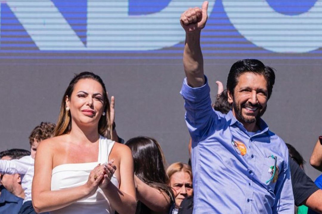 Primeira-dama de São Paulo saiu em defesa do marido, Ricardo Nunes, em publicação nas redes sociais nessa terça-feira (17)