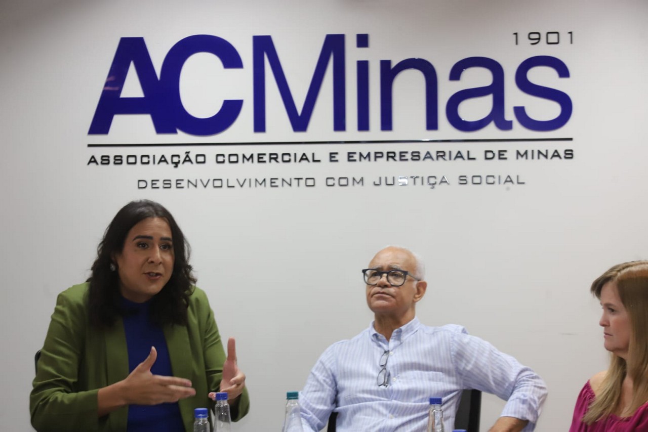 A candidata do PDT à PBH, Duda Salabert, visitou a Associação Comercial e Empresarial em agenda nesta terça-feira (3 de setembro)