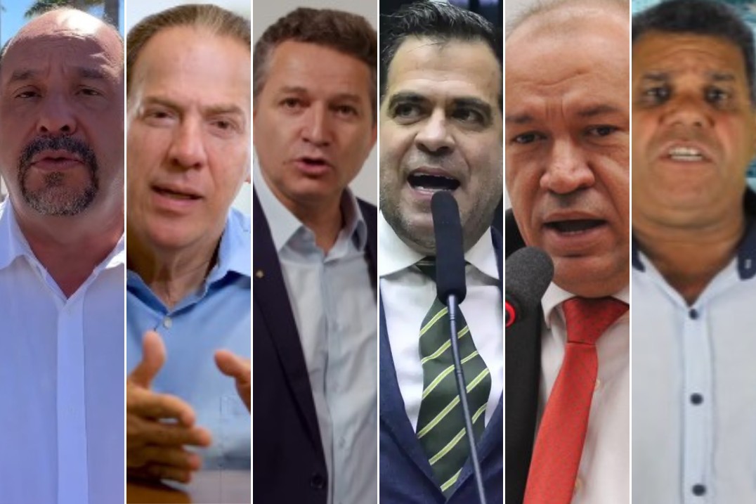 Guilherme Guimarães (União Brasil), Ruy Muniz (PSB), Maurício (PL), Délio Pinheiro (PDT) e Paulo Guedes (PT) e Fábio Maquinas (PMN) disputam a Prefeitura de Montes Claros