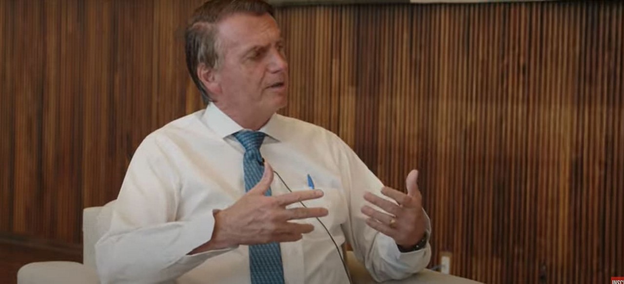 Bolsonaro em entrevista ao Metrópoles