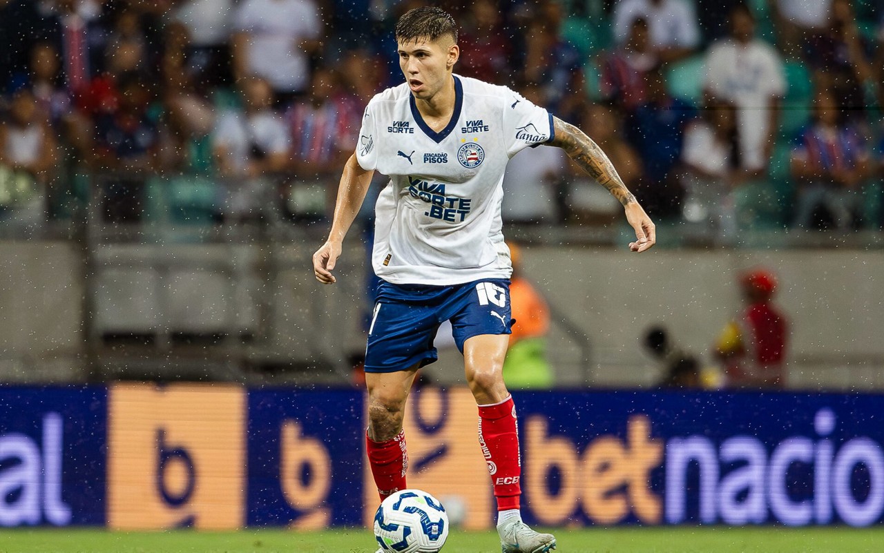 Ramos Mingo em ação contra o Botafogo (Foto: Letícia Martins / EC Bahia)