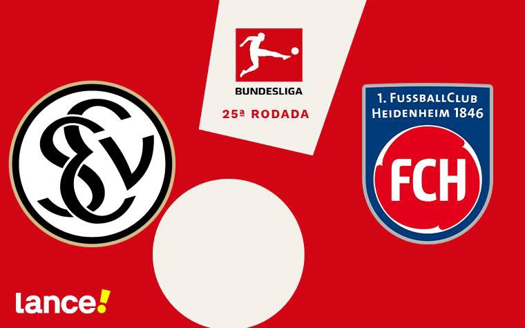 Elversberg e Heidenheim se enfrentam pelos playoffs da Bundesliga (Arte: Lance!)