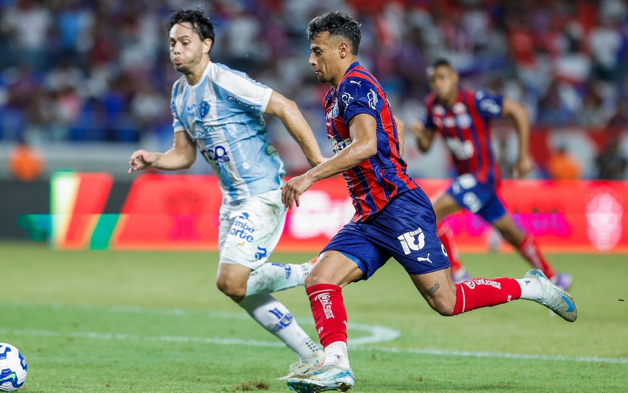 Lucho Rodríguez em Paysandu x Bahia no Mangueirão (Foto: Rafael Rodrigues / EC Bahia)