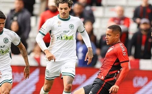 Athletico 2x0 Goiás, pelo Brasileirão de 2023. Foto: Divulgação/Athletico