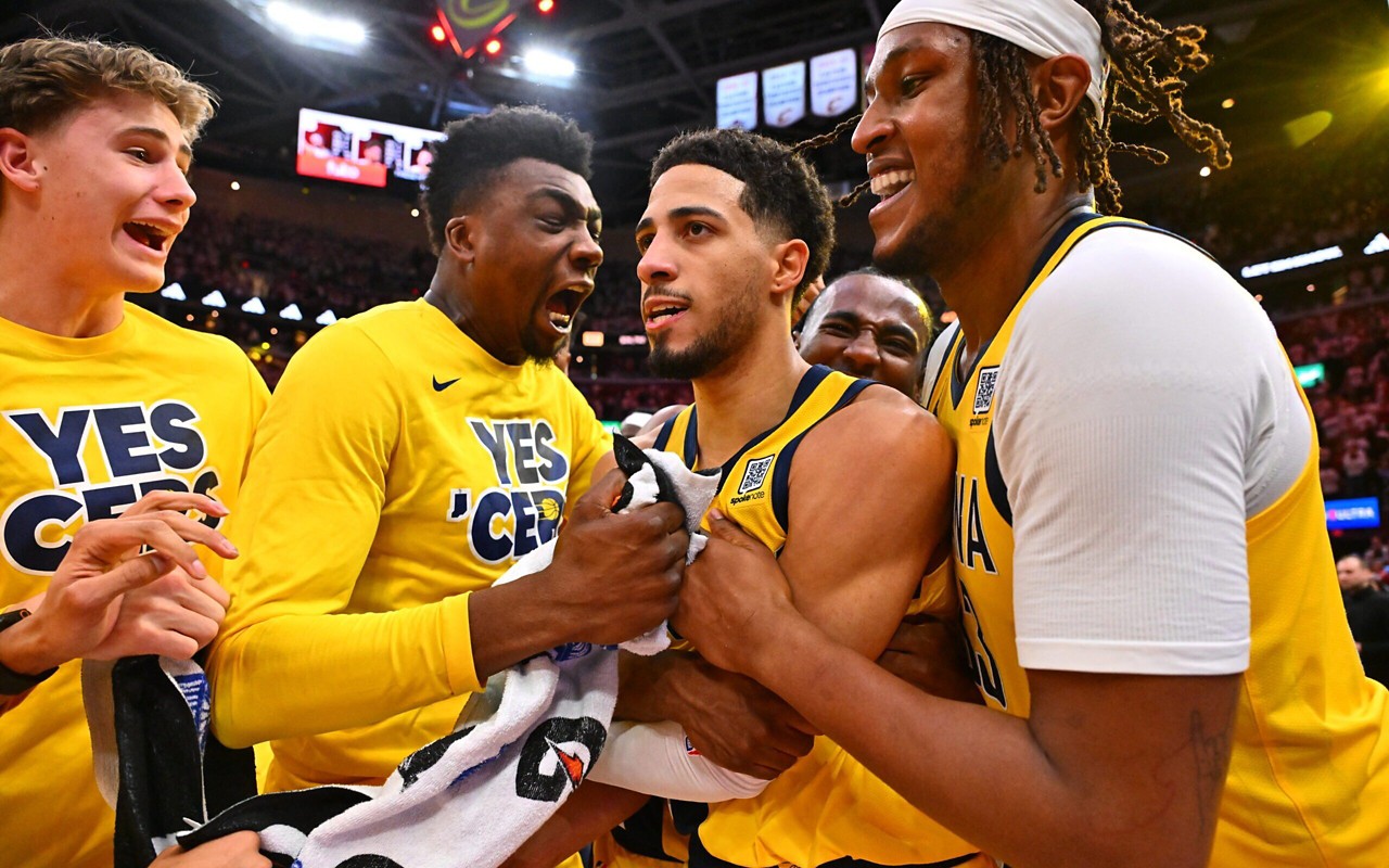 Tyrese Haliburton foi decisivo para a vitória do Indiana Pacers sobre o New York Knicks (Foto: Jason Miller/AFP)
