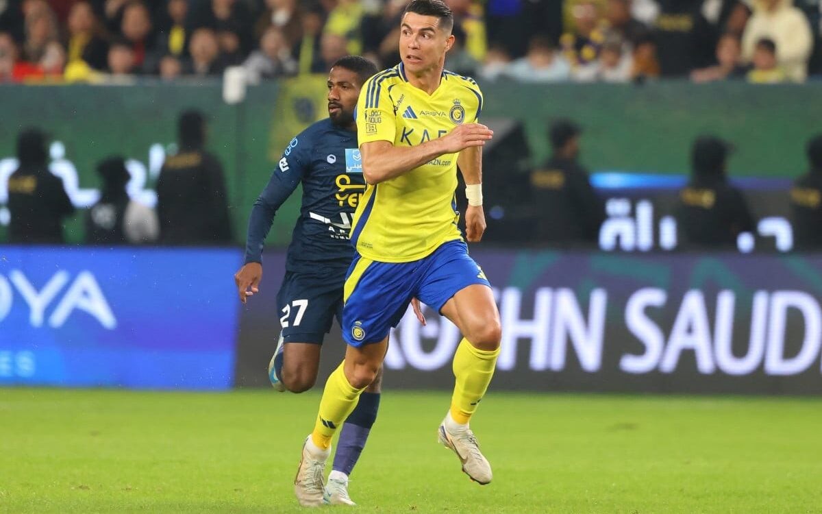 Cristiano Ronaldo durante Champions League Asiática (Foto: Fayez NURELDINE / AFP)