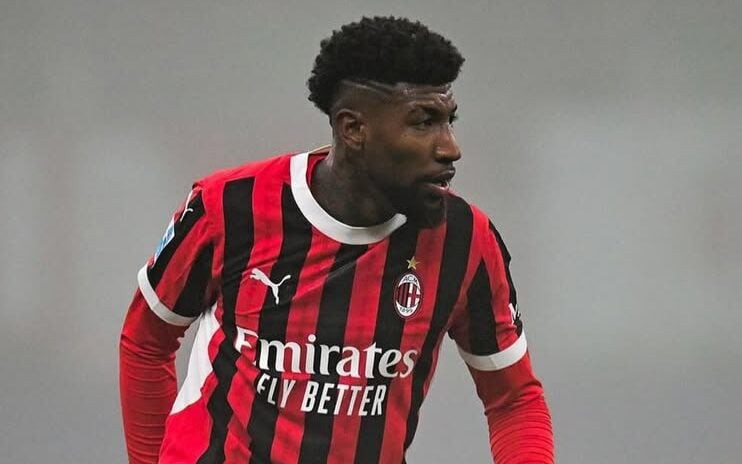 Reforço do Flamengo, Emerson Royal em ação pelo Milan (Foto: Reprodução / Instagram)