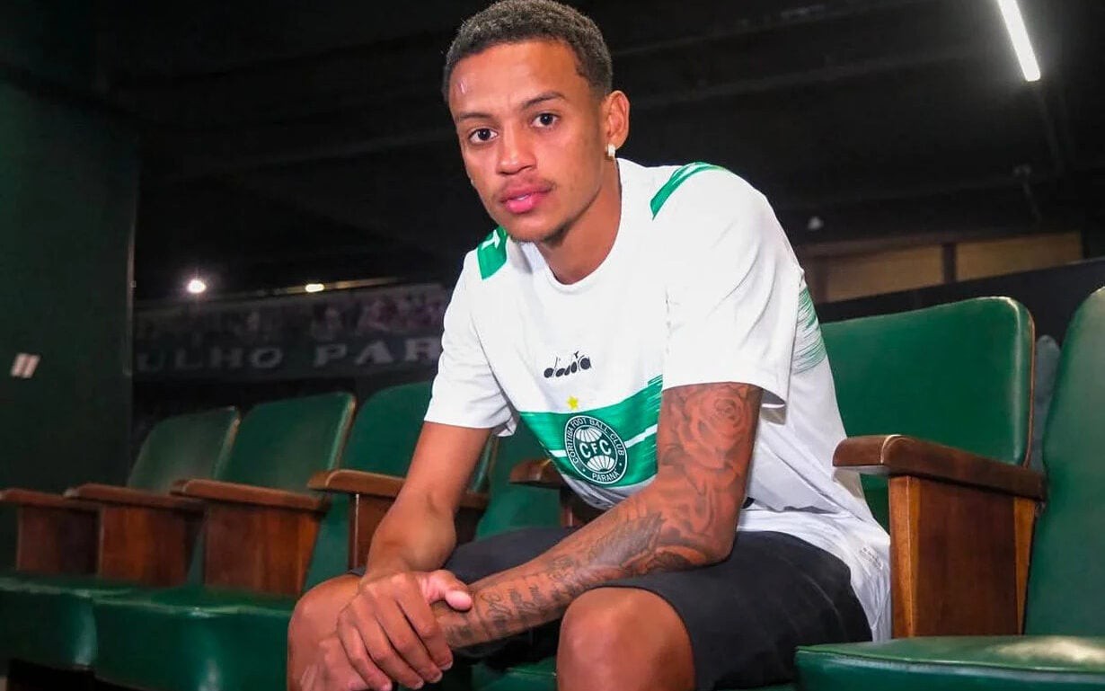 Caio Matheus, emprestado do São Paulo ao Coritiba (Foto: Divulgação / Coritiba)