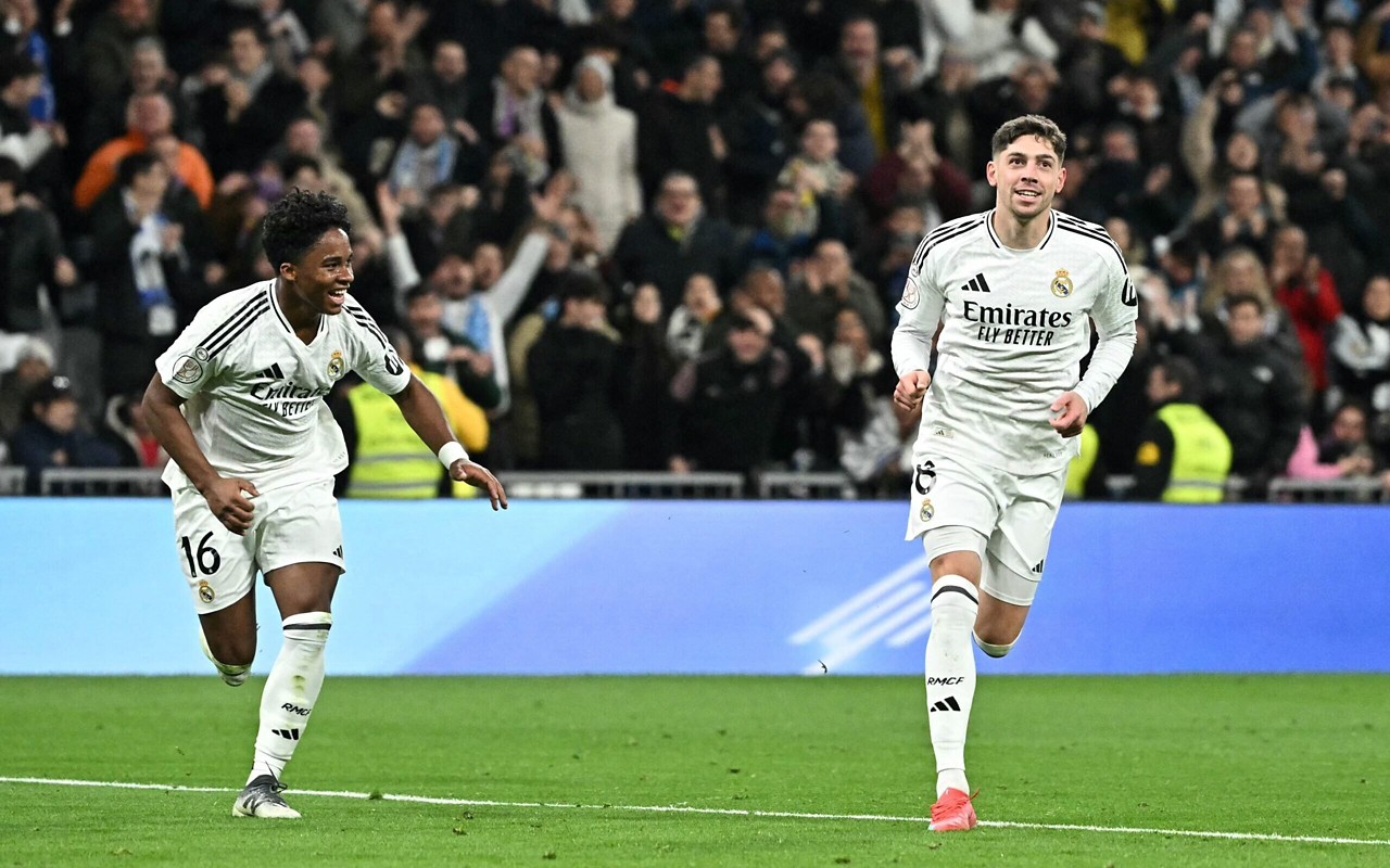 Endrick foi o destaque da partida do Real Madrid pela Cop do Rei (Foto: JAVIER SORIANO/AFP)