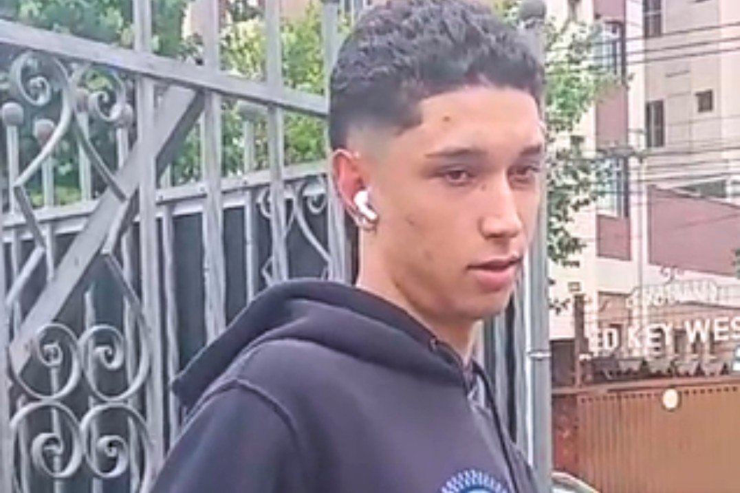 Vitor Hendrix, de 19 anos, foi primeiro candidato a sair da prova 