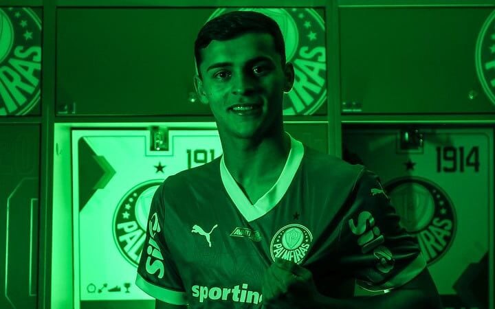 Ramón Sosa é o novo reforço do Palmeiras (Foto: Fabio Menotti/Palmeiras/by Canon)