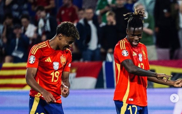 Yamal e Nico Williams fizeram grande dupla na Espanha (Foto: Reprodução/Instagram)