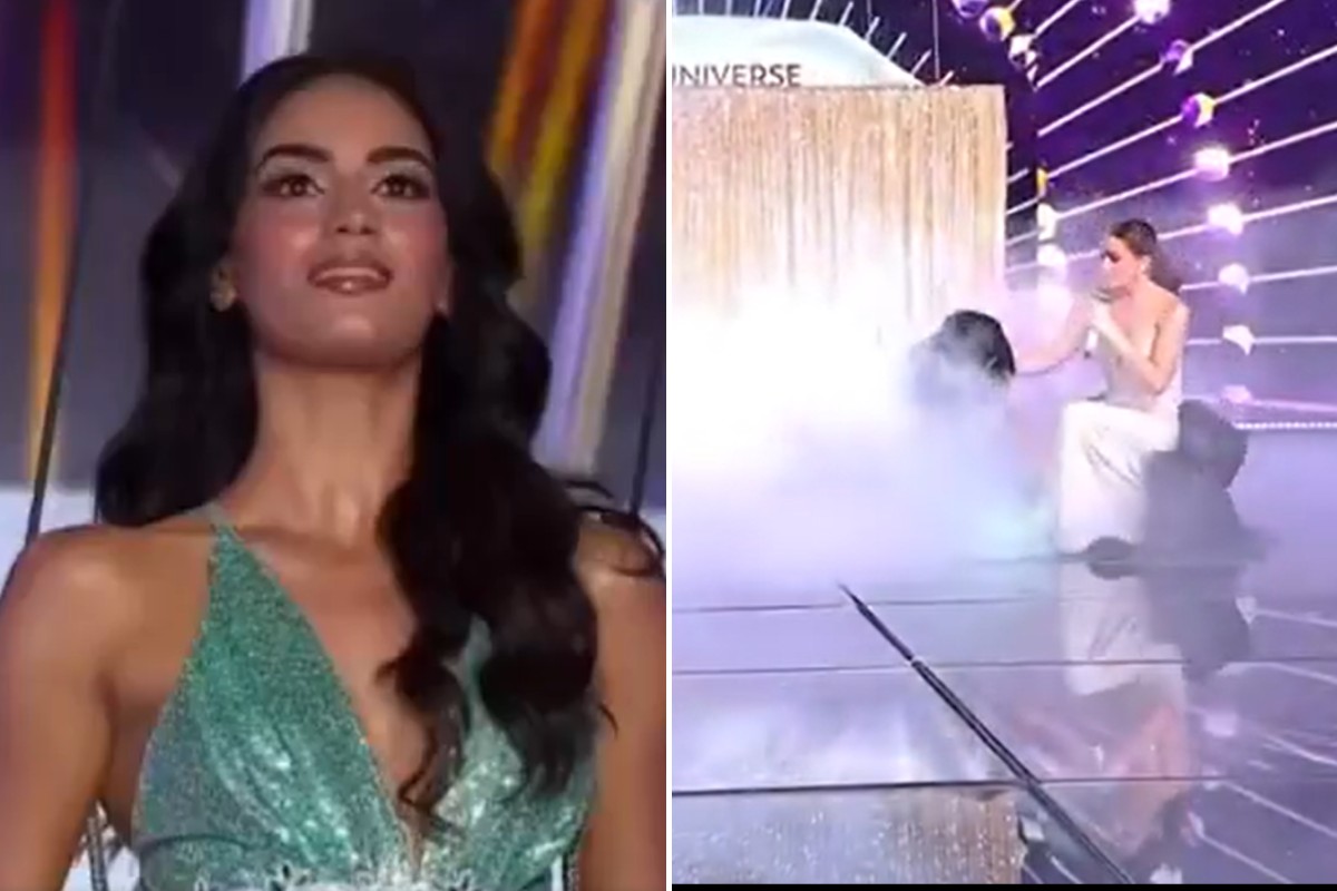  Laura Pérez caiu de uma plataforma de 3 metros durante concurso de miss 