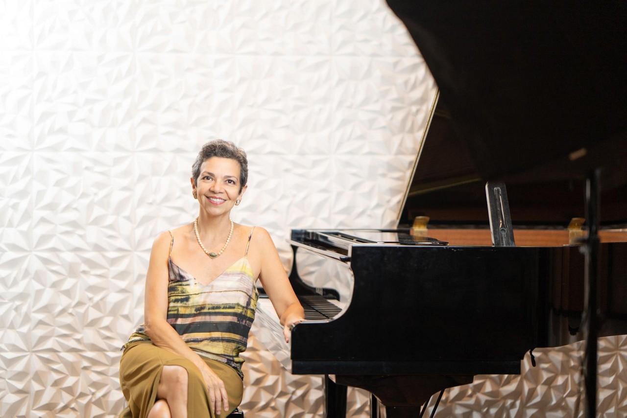 A pianista Maria Teresa Madeira