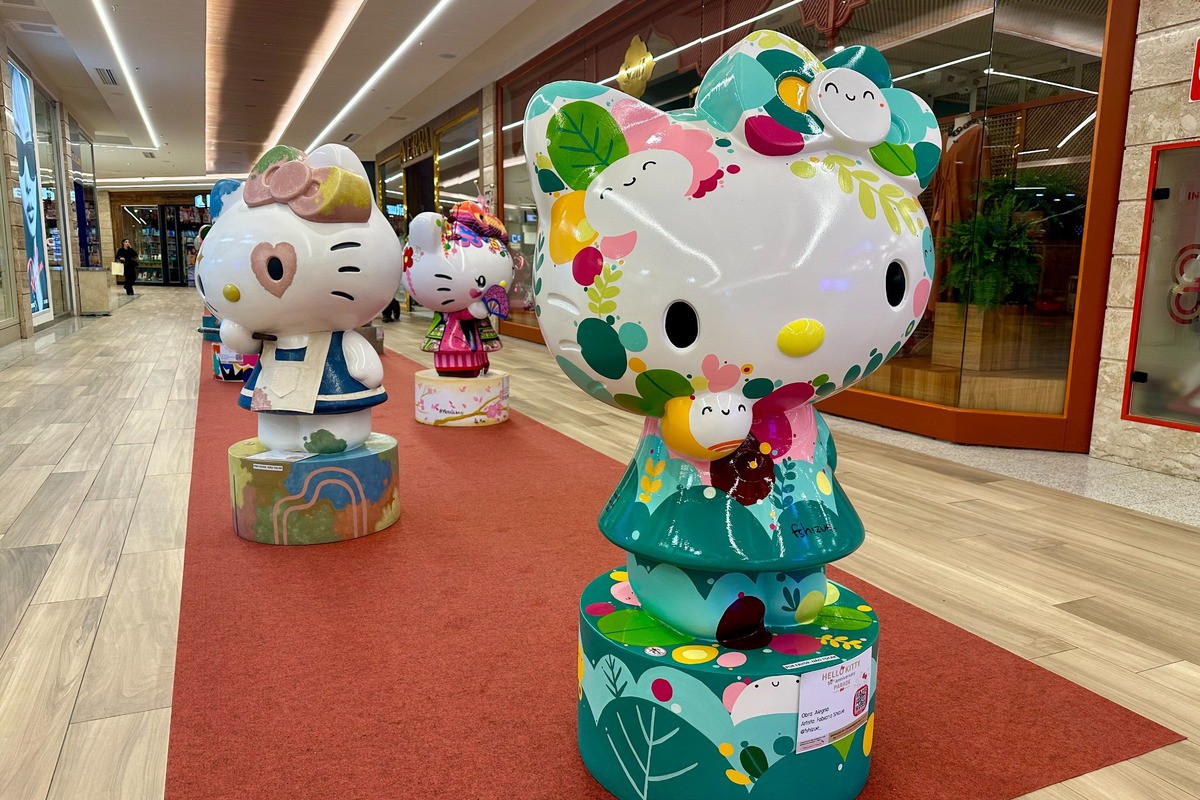 A exposição Hello Kitty Parade