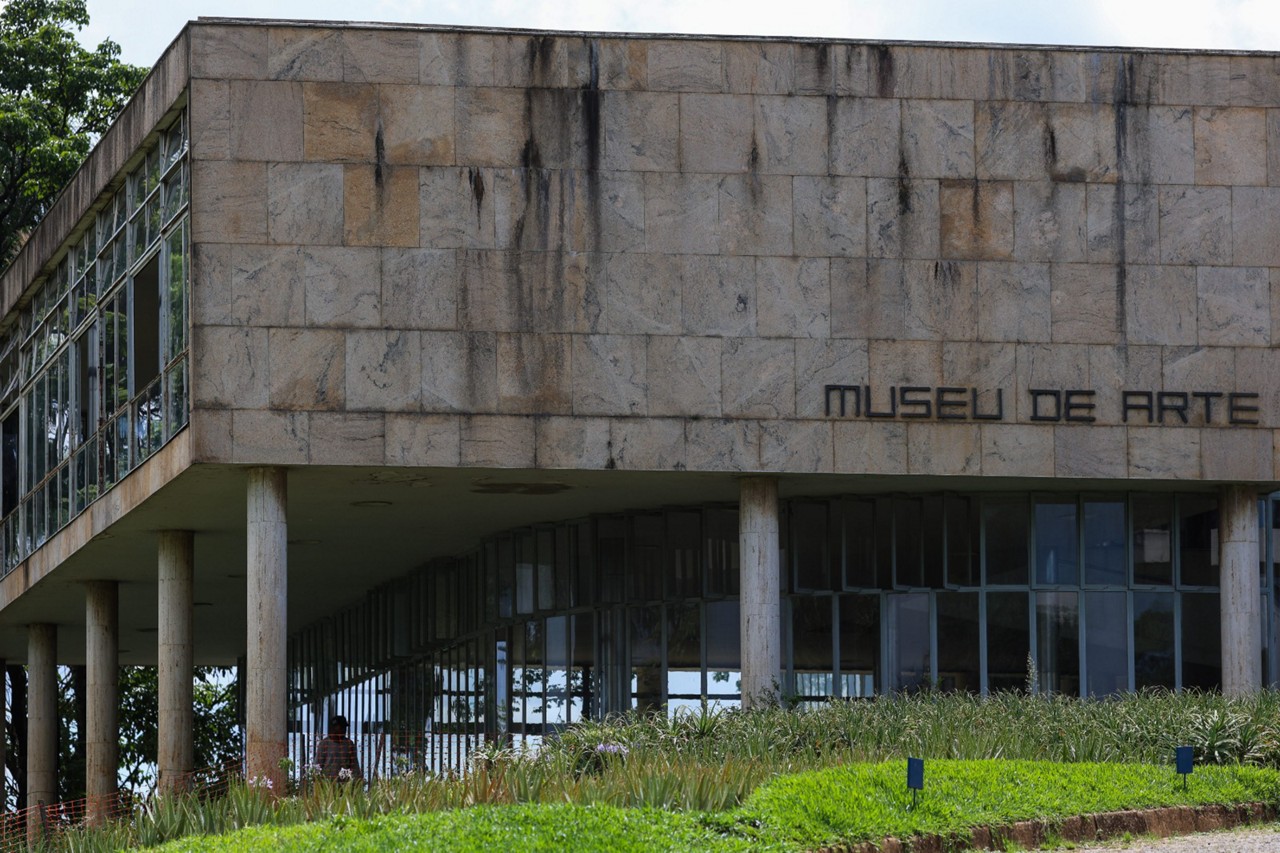 A fachada do Museu de Arte da Pampulha, que vai passar por obras a partir de 2025 