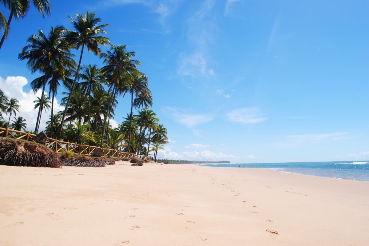 A Península de Maraú fica no litoral sul da Bahia