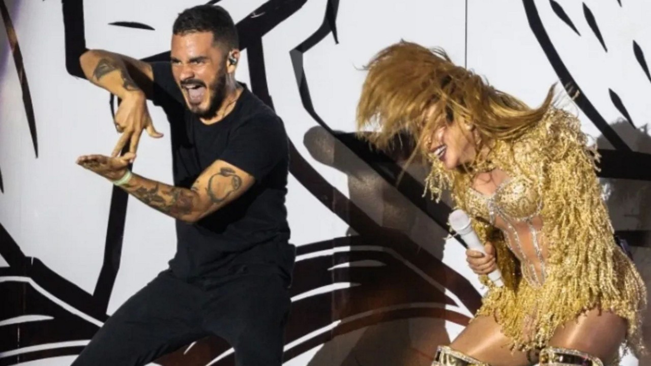 Adriano Ruan chamou atenção da própria Joelma durante apresentação