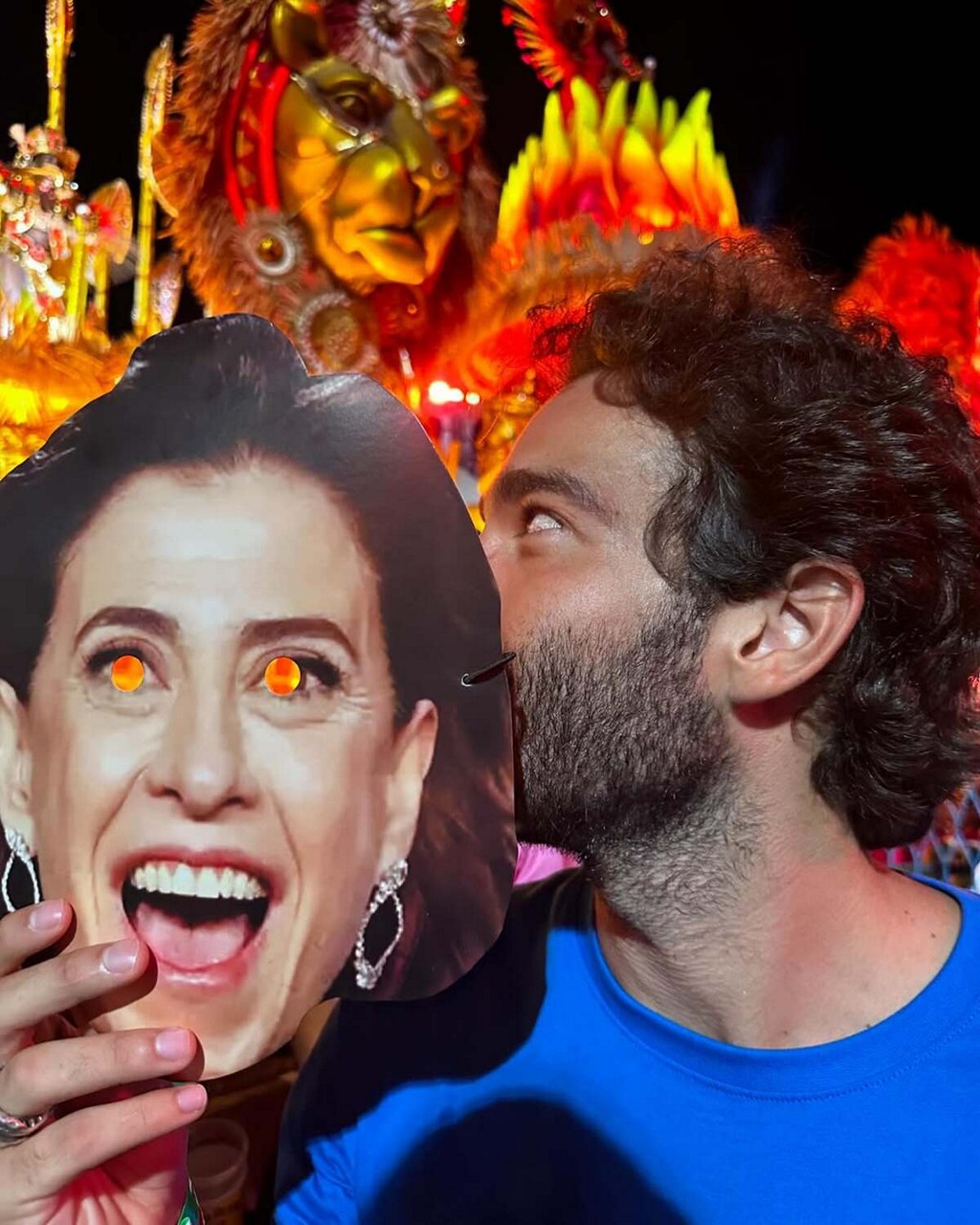 Humberto Carrão na Sapucaí