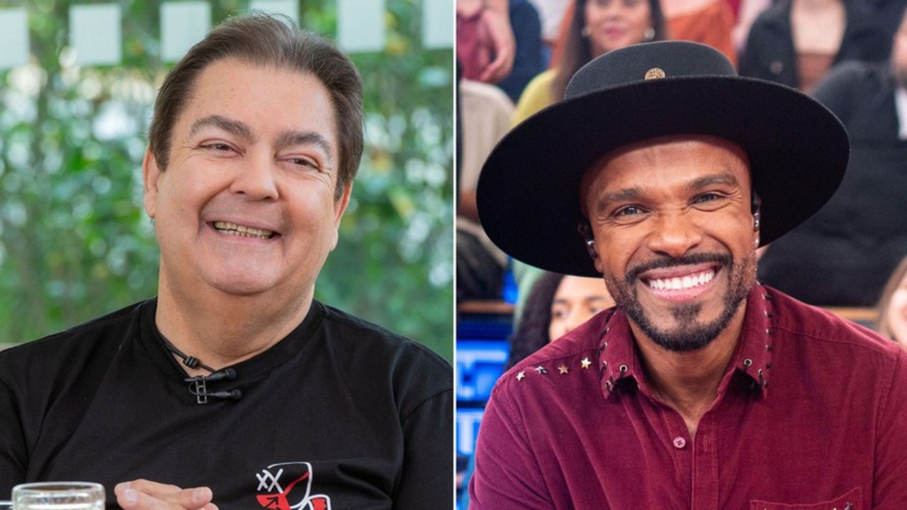 Faustão e Alexandre Pires