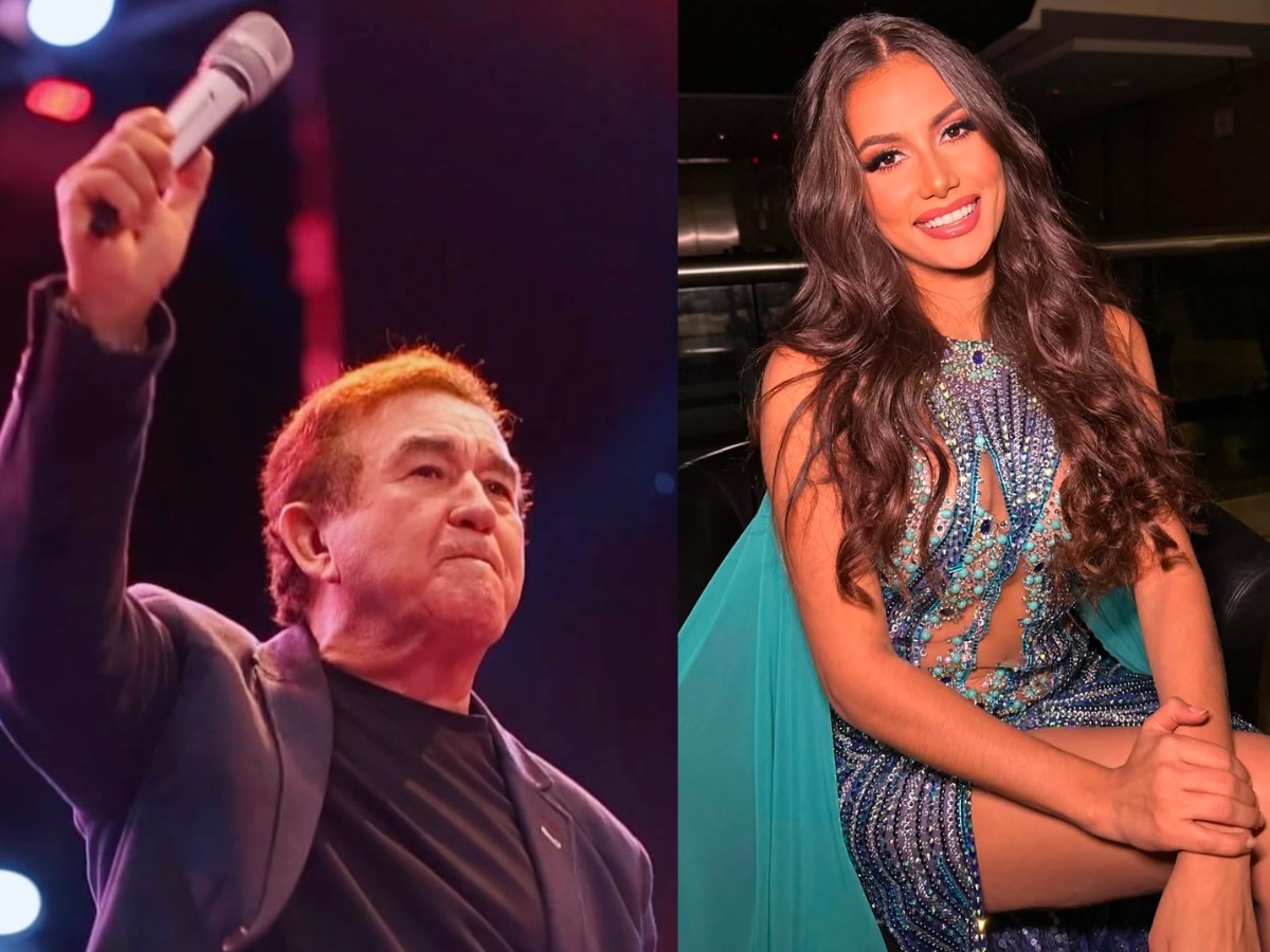 Amado Batista e esposa Calita Franciele
