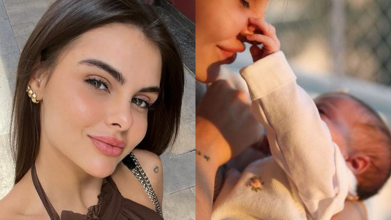 Amanda Kimberlly celebra o primeiro mês de sua filha com Neymar