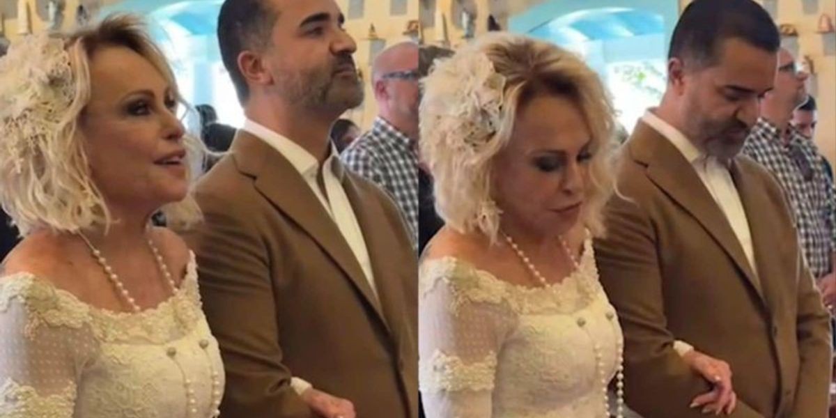 Ana Maria Braga e marido