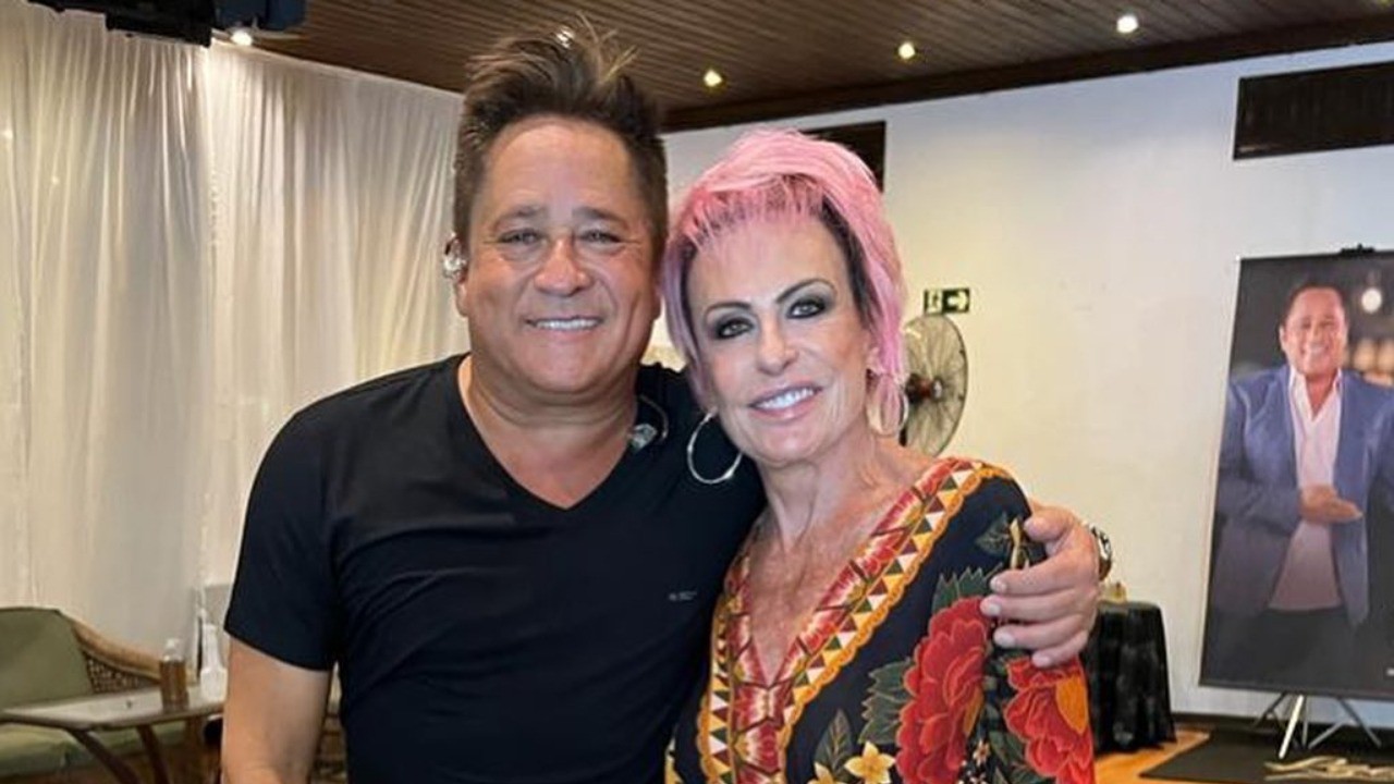 Ana Maria Braga e Leonardo