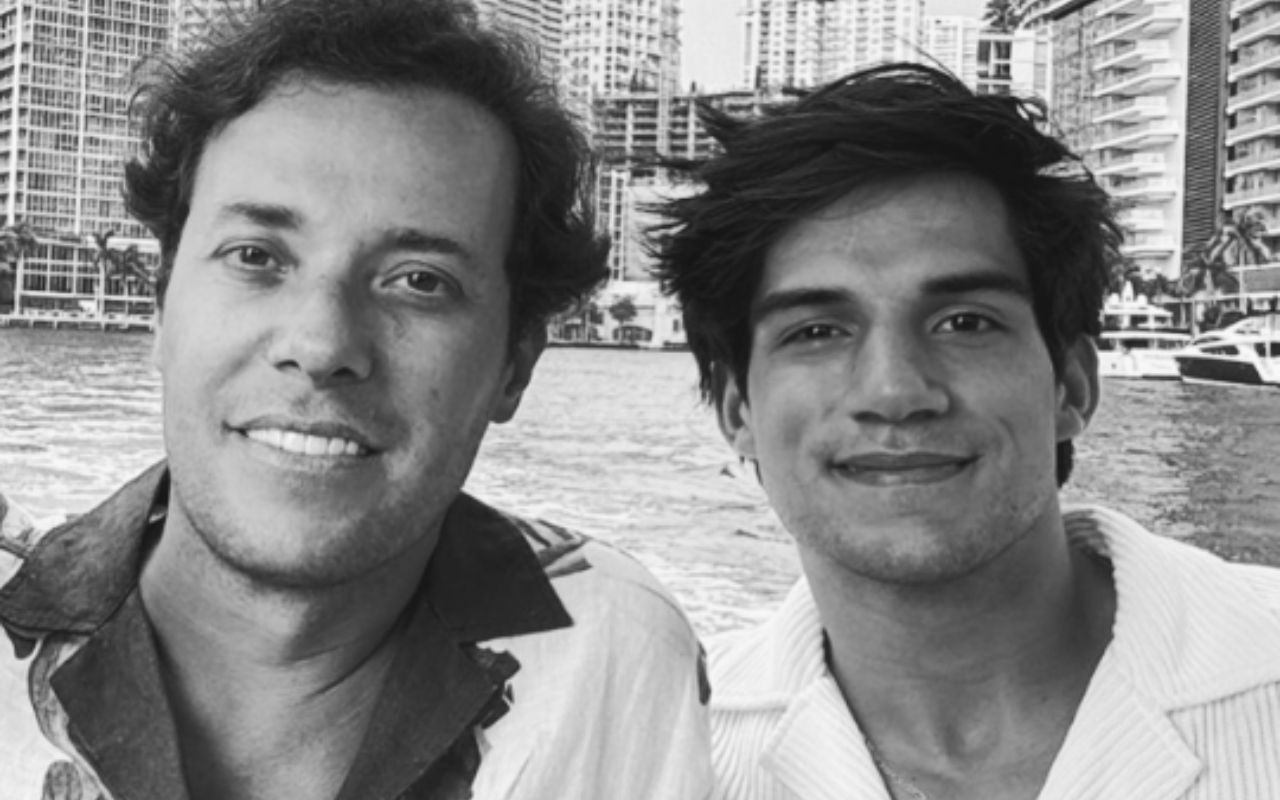 André Valadão com o sobrinho, Felipe Marroni Pitelli