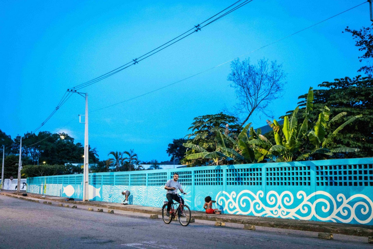 Artes foram feitas em muros