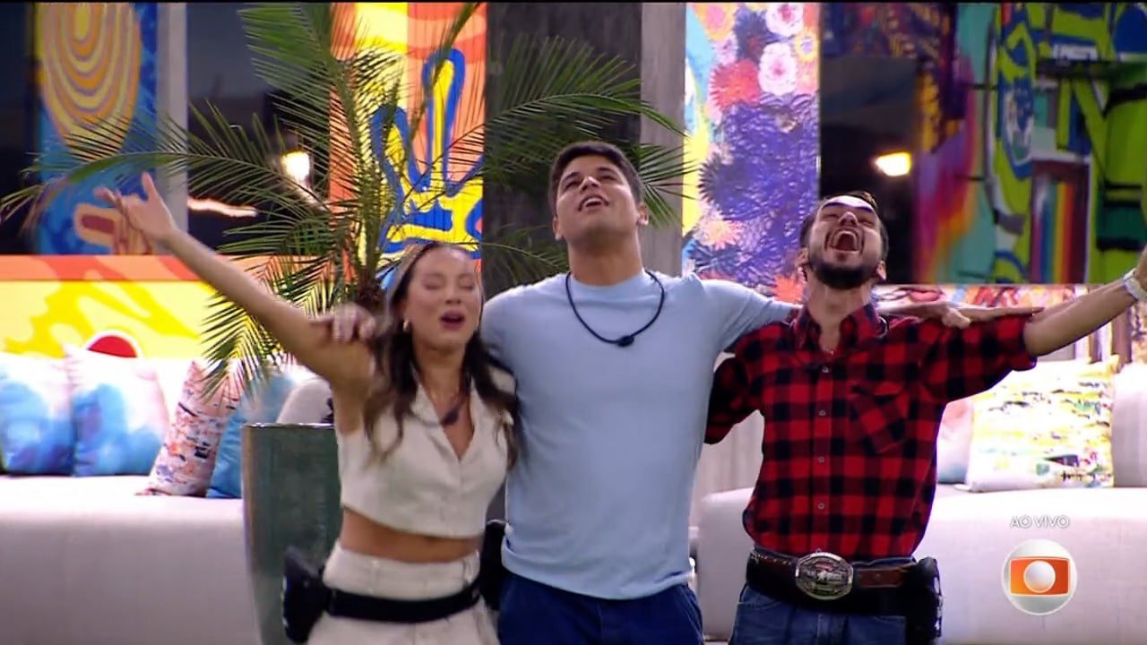 Renata, Guilherme e João Pedro